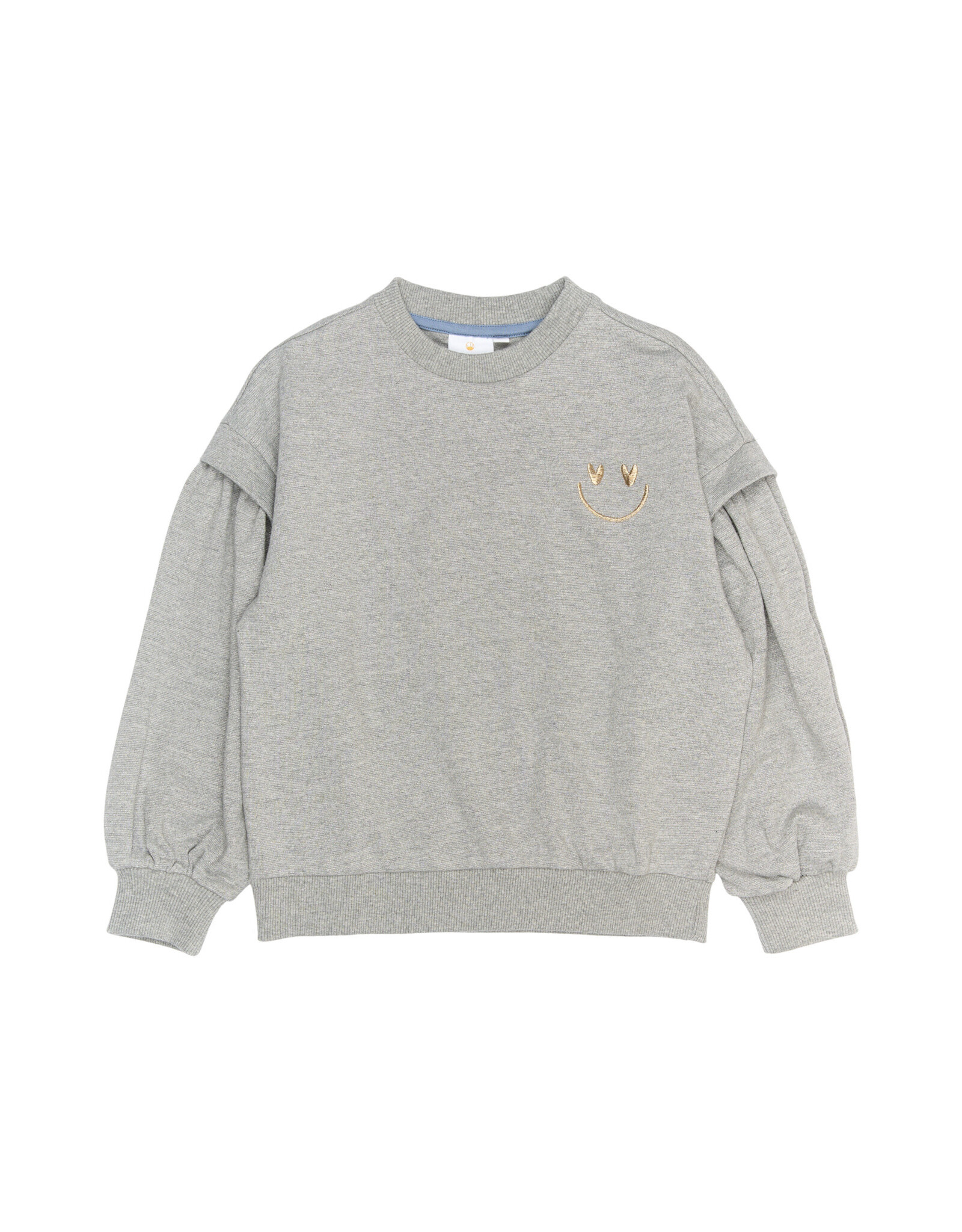 THE NEW TNRenata Glitter Sweatshirt Light Grey Melange
