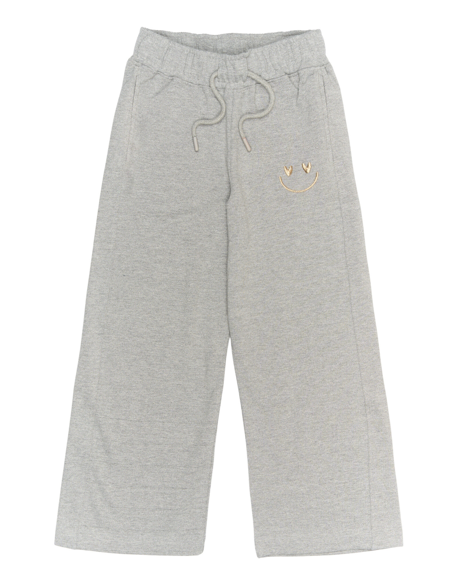 THE NEW TNRenata Wide Glitter Sweatpants Light Grey Melange