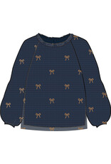 THE NEW TNRudelle L_S Top Navy Blazer AOP