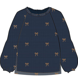THE NEW TNRudelle L_S Top Navy Blazer AOP