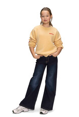 Retour Celeste Wide dark grey denim