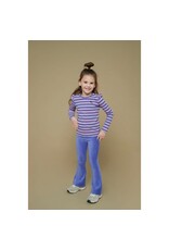 Jubel Longsleeve rib met streep - Wild Soul Violet