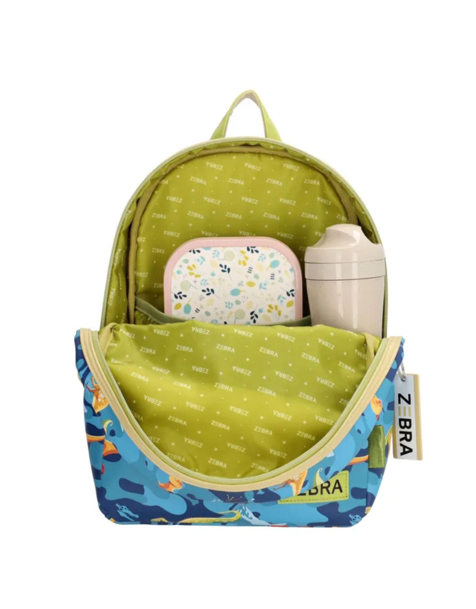 Zebra Rugzak 036 Dinosaurus print