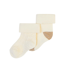 Noppies Unisex sock Germuno Buttercream 0-3 mnd