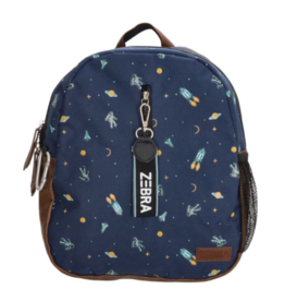 Zebra Rugzak Ruimte 002 Blauw Smal