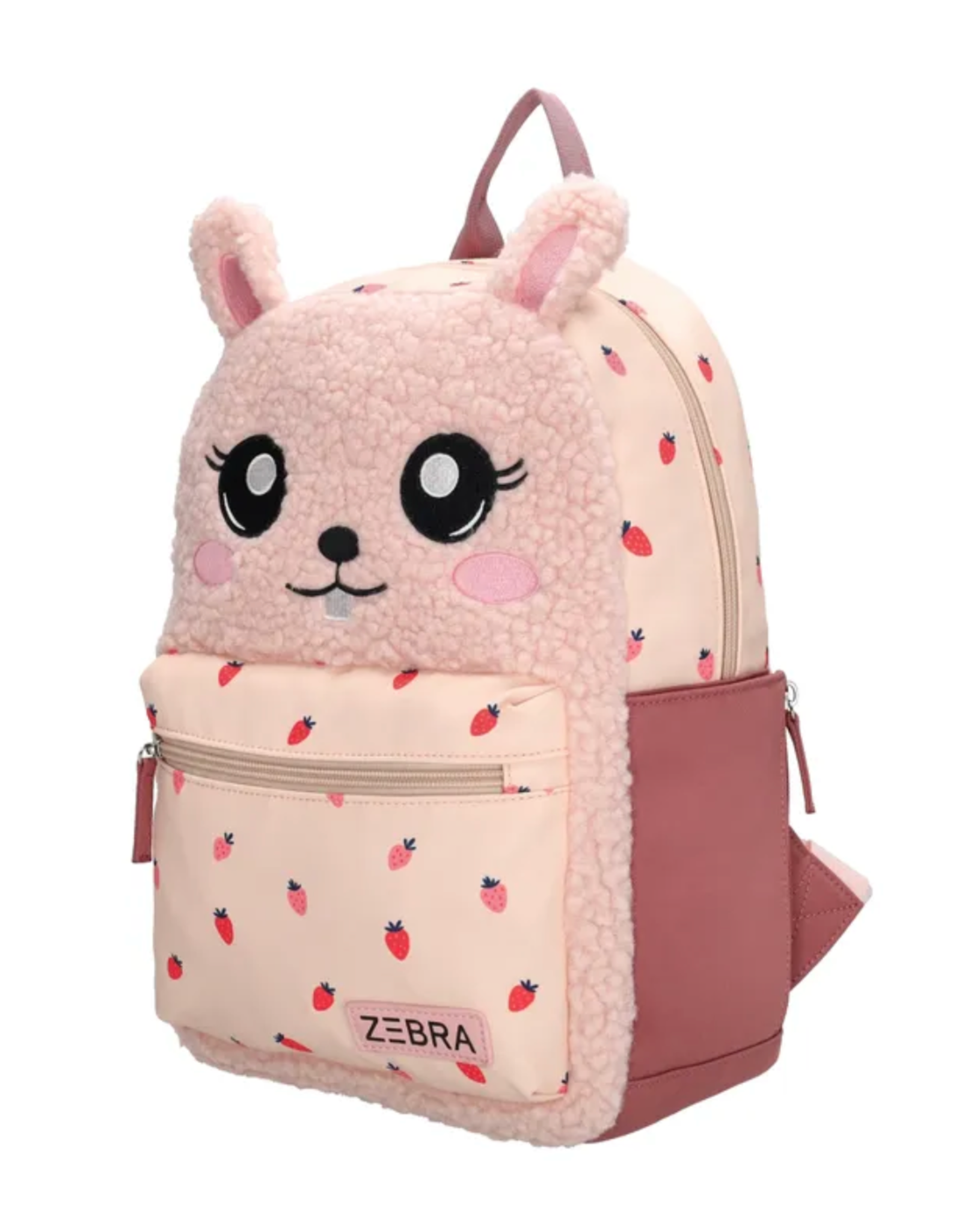 Zebra Rugzak 009 Roze aardbei