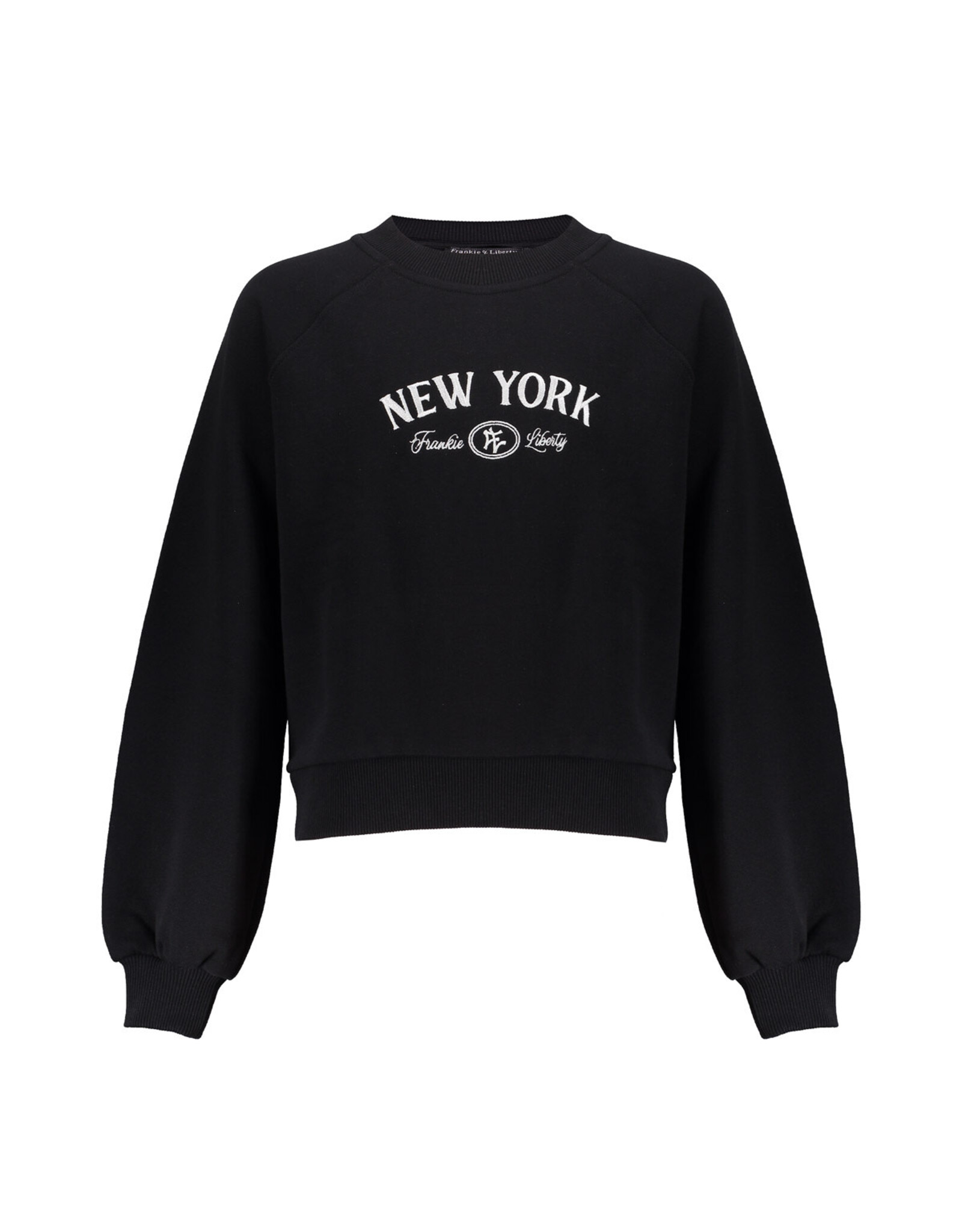 FRANKIE&LIBERTY Tacey Sweatshirt New York 03.3 OFF BLACK