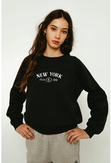 FRANKIE&LIBERTY Tacey Sweatshirt New York 03.3 OFF BLACK