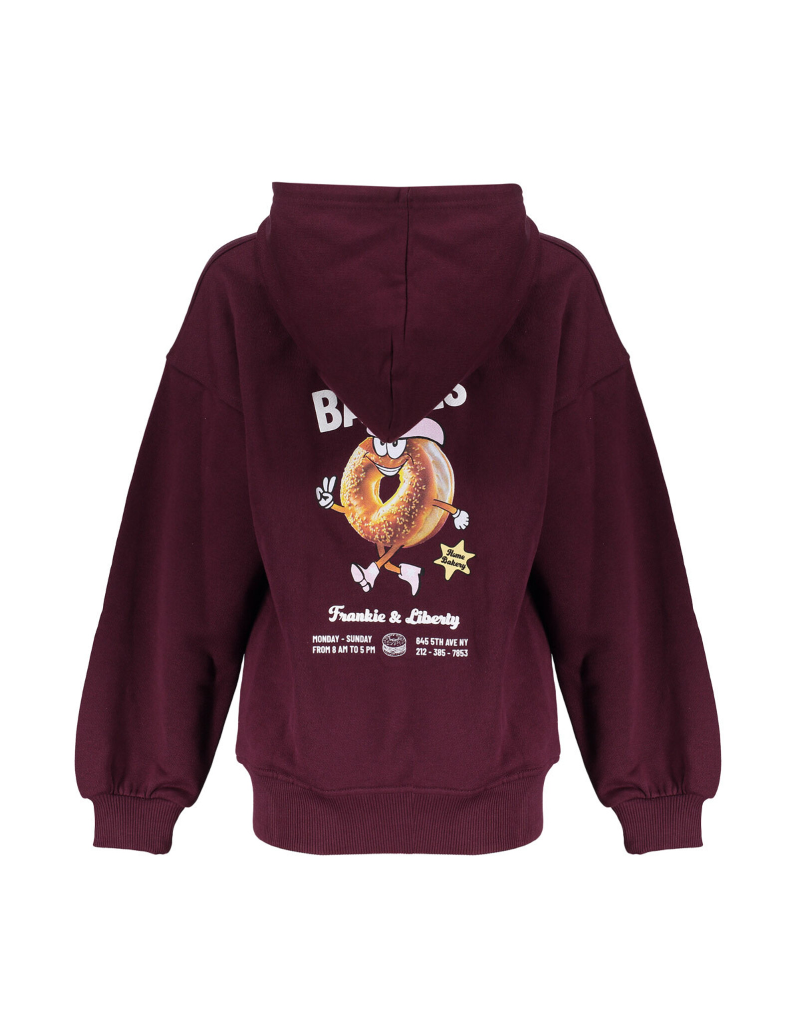 FRANKIE&LIBERTY Taissa Hoodie Bagel GRAPE RED
