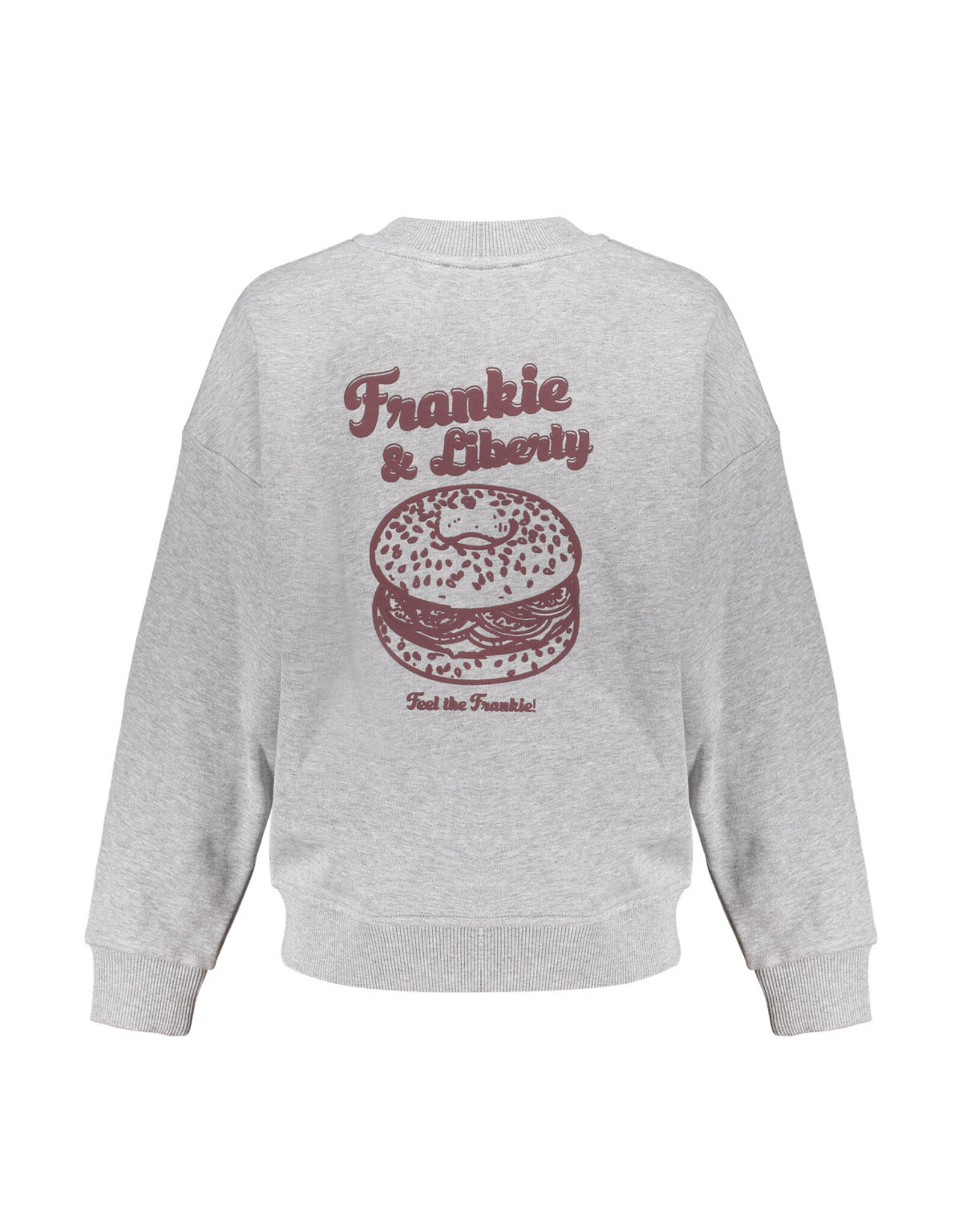 FRANKIE&LIBERTY Tamsa Sweatshirt Red Bagel 13.1 GREY MELANGE