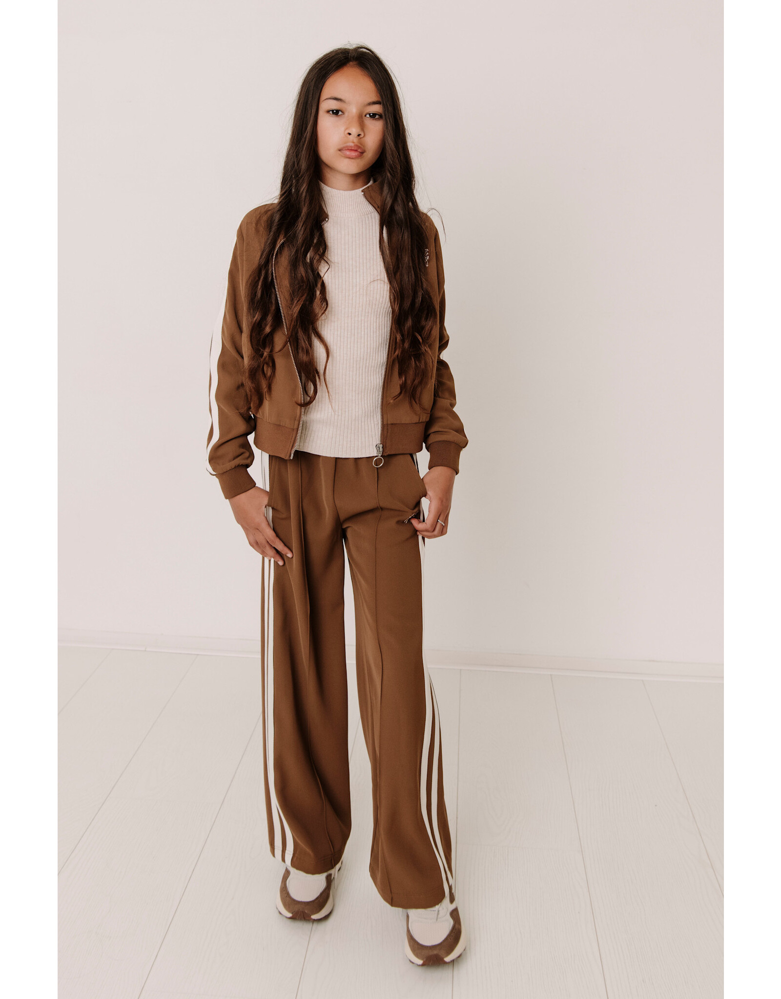 FRANKIE&LIBERTY Tegan Tracksuit Pant WESTERN BROWN