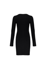 FRANKIE&LIBERTY Tessa Necklace Rib Dress 03 BLACK