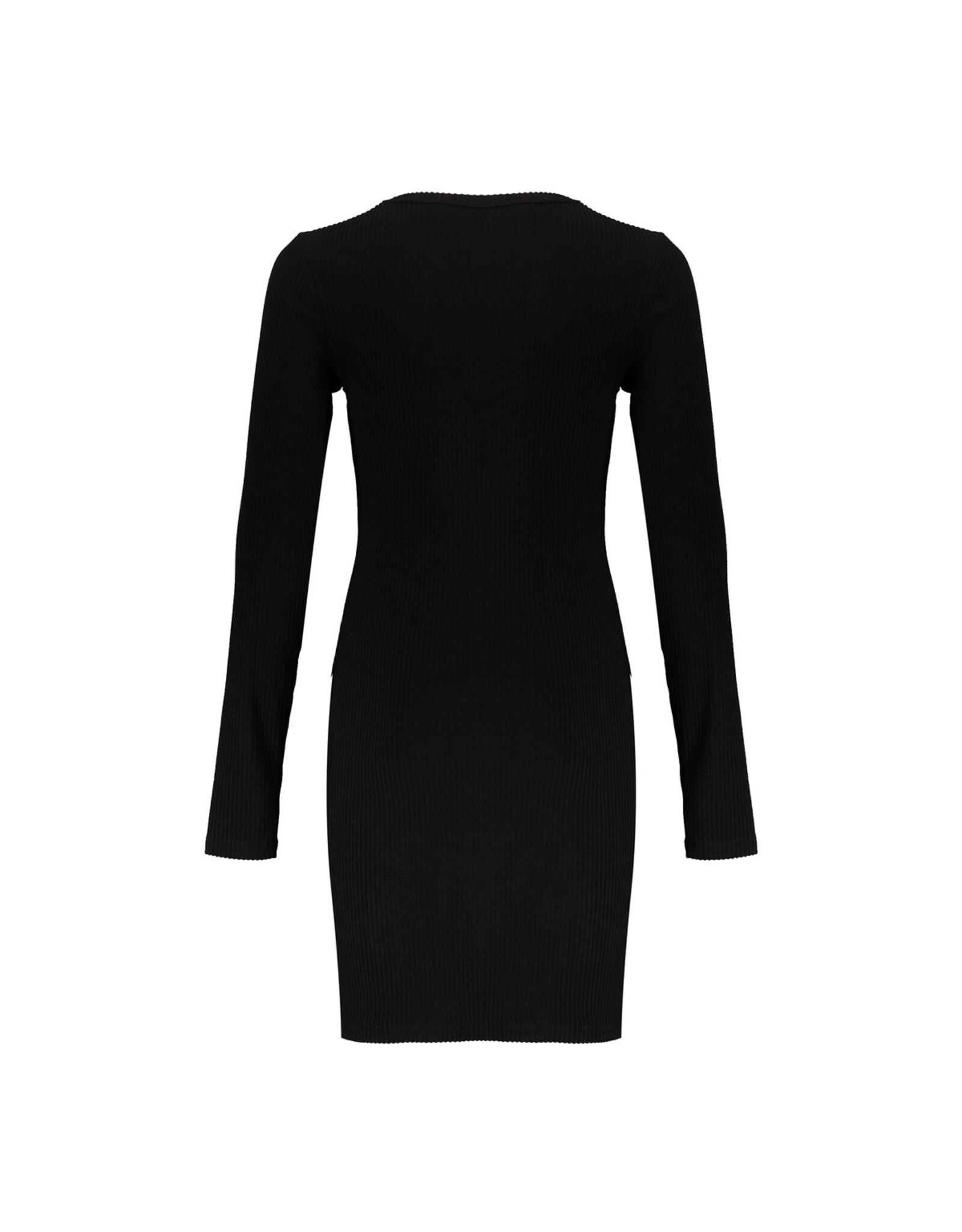 FRANKIE&LIBERTY Tessa Necklace Rib Dress 03 BLACK