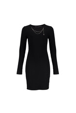 FRANKIE&LIBERTY Tessa Necklace Rib Dress 03 BLACK