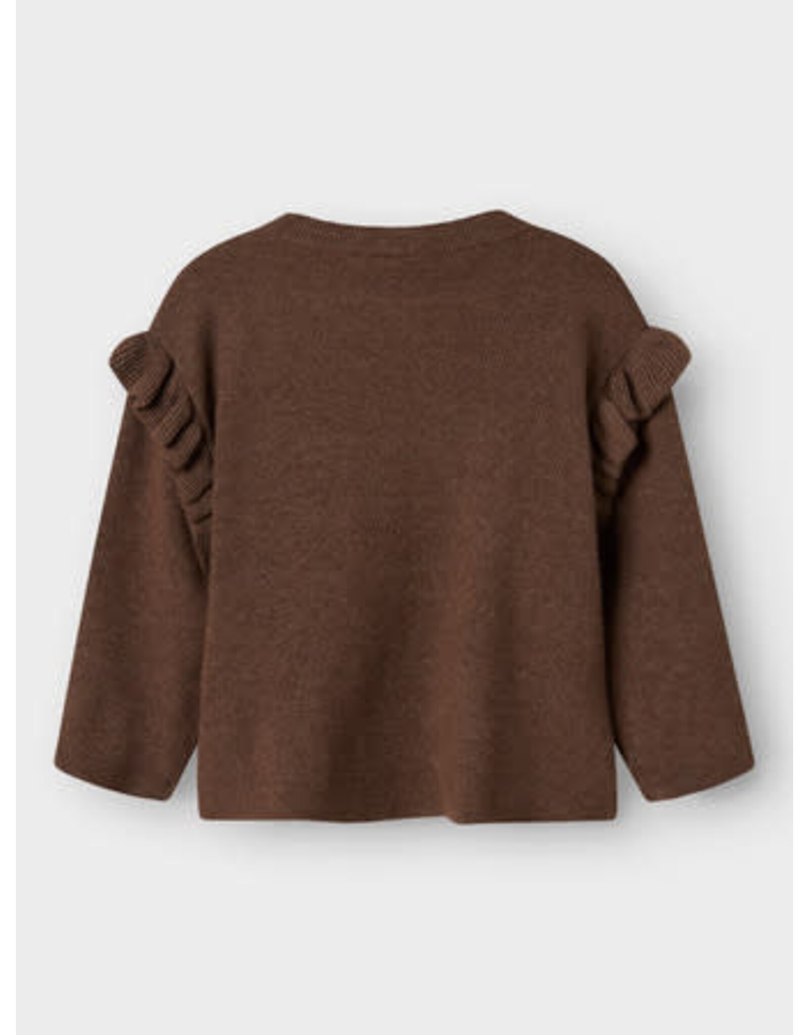 Name it NMFNALIA LS KNIT Peppercorn