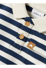 Name it NBMNILSEN LS POLO SWEAT UNB Insignia Blue