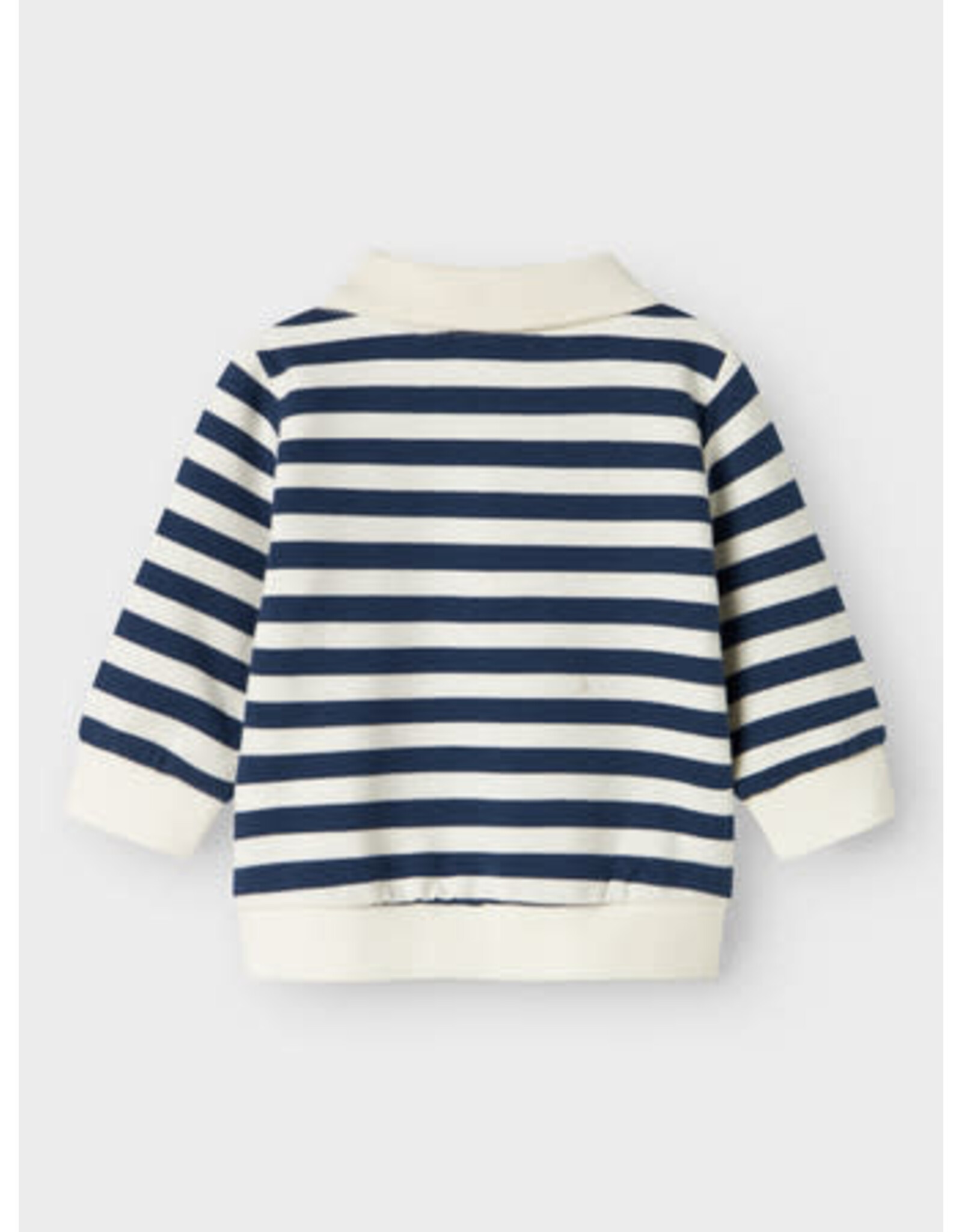 Name it NBMNILSEN LS POLO SWEAT UNB Insignia Blue