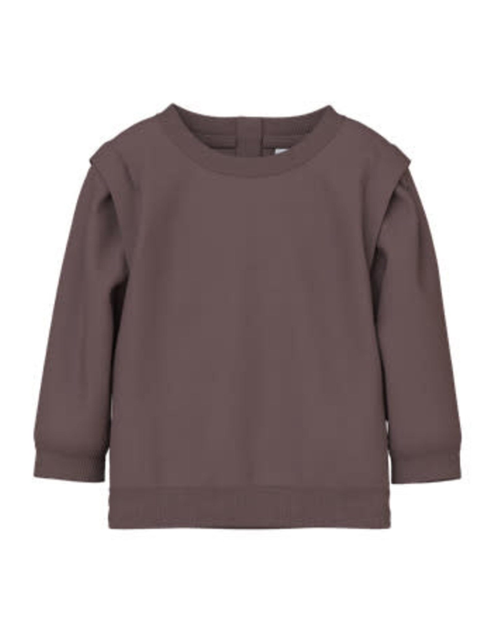 Name it NBFNOA LS SWEAT UNB Peppercorn