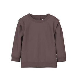 Name it NBFNOA LS SWEAT UNB Peppercorn