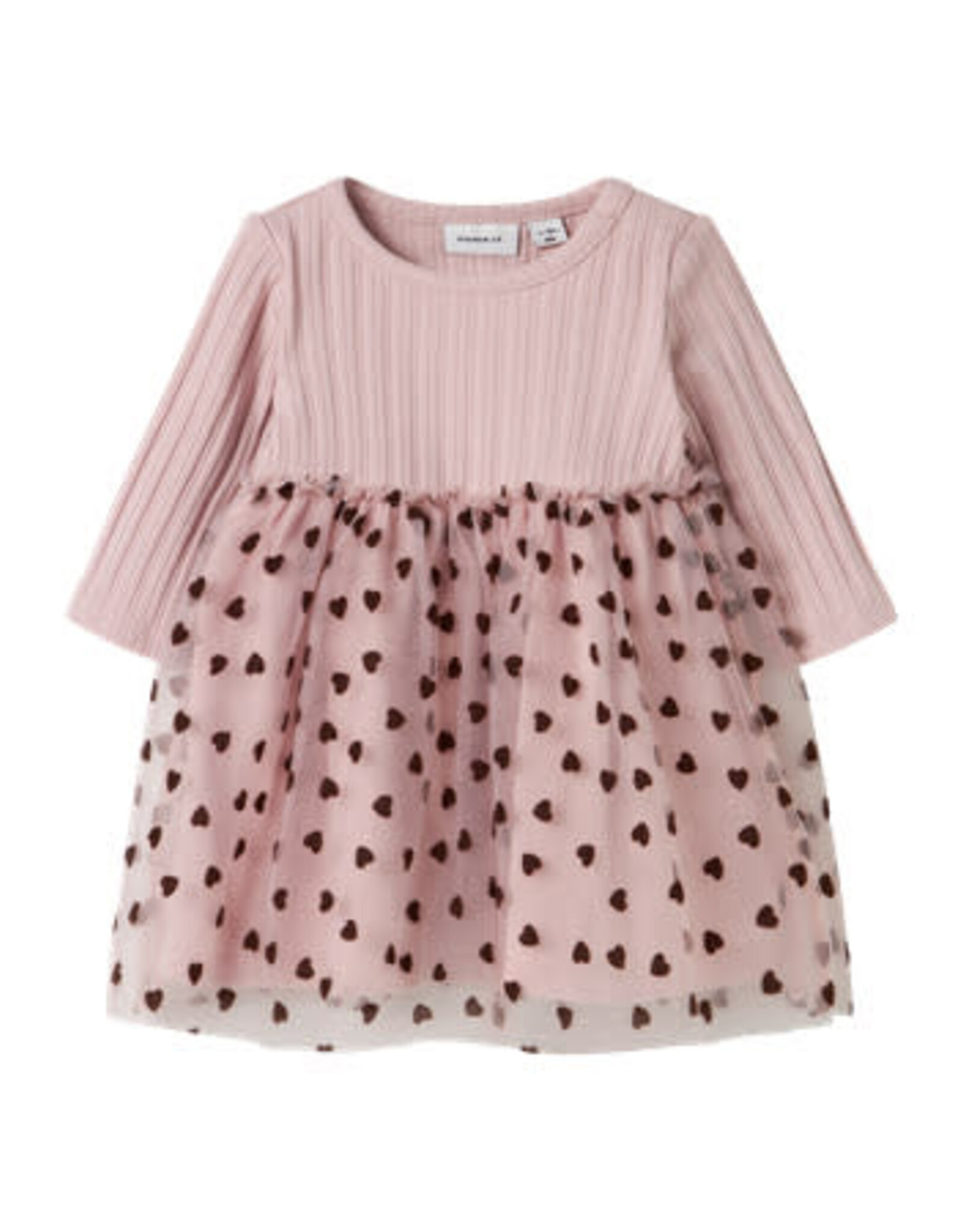 Name it NBFNEA LS TULLE DRESS Burnished Lilac