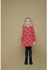 Jubel Jurk AOP - Queen Of Hearts Roze