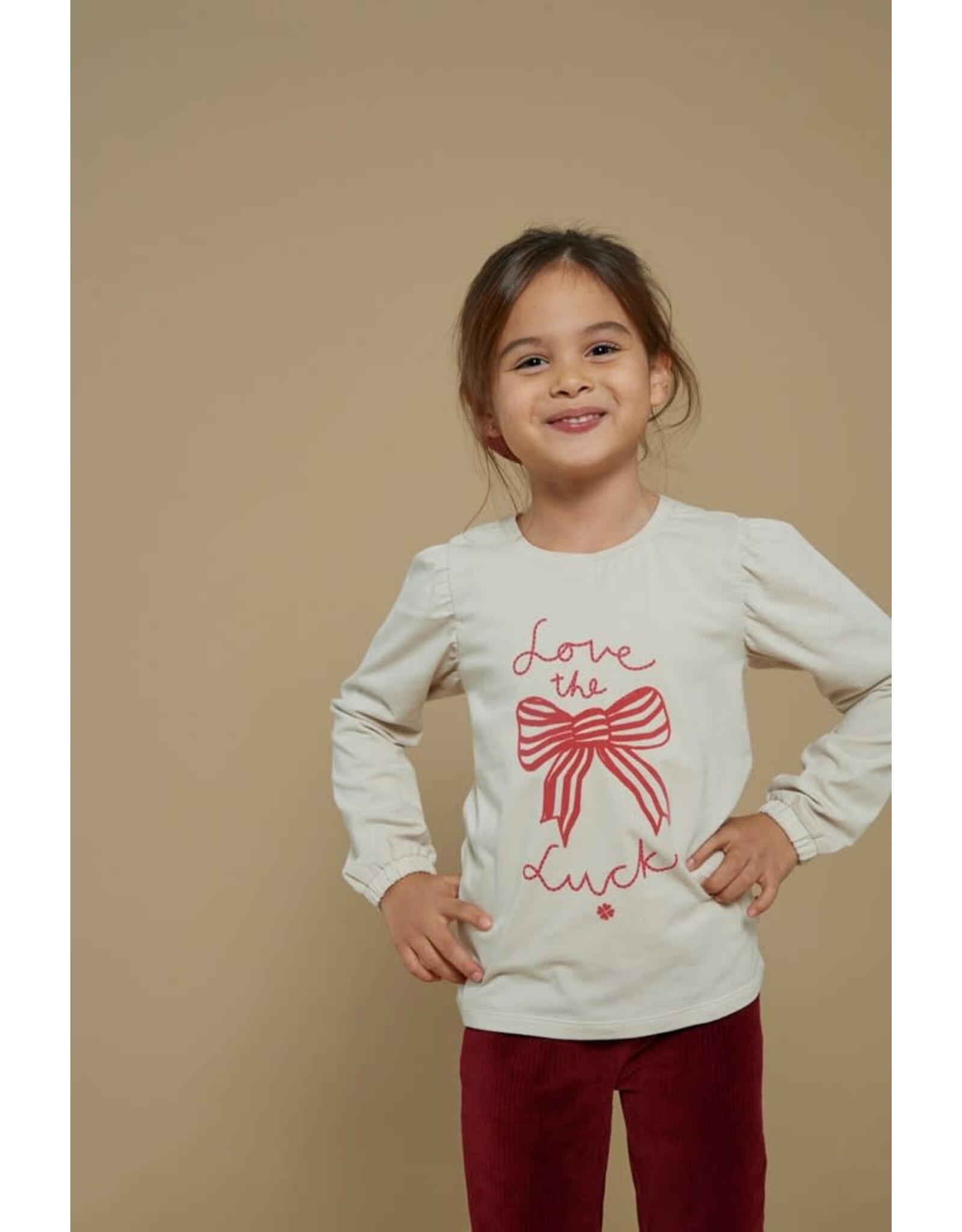 Jubel Longsleeve - Queen Of Hearts Offwhite