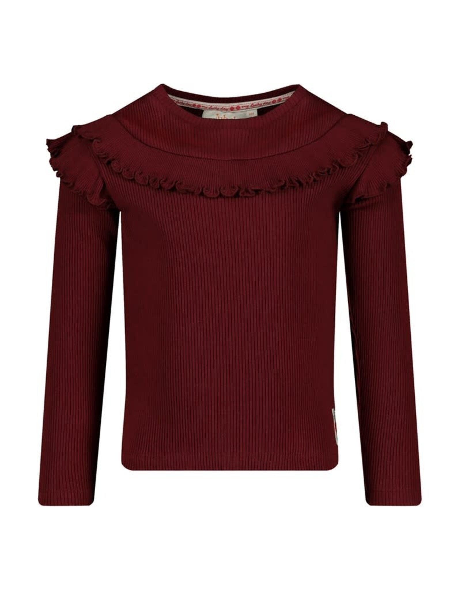 Jubel Longsleeve rib - Queen Of Hearts Bordeaux