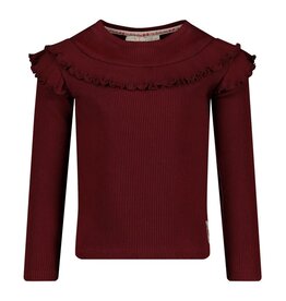 Jubel Longsleeve rib - Queen Of Hearts Bordeaux