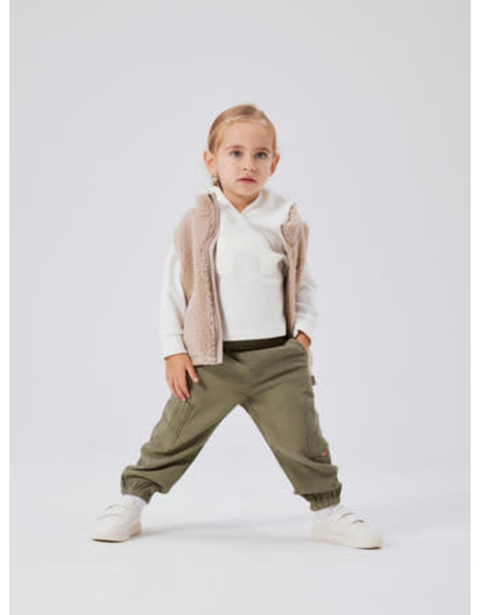 Name it NMNLOFEN NREG TEDDY WAISTCOAT Pure Cashmere