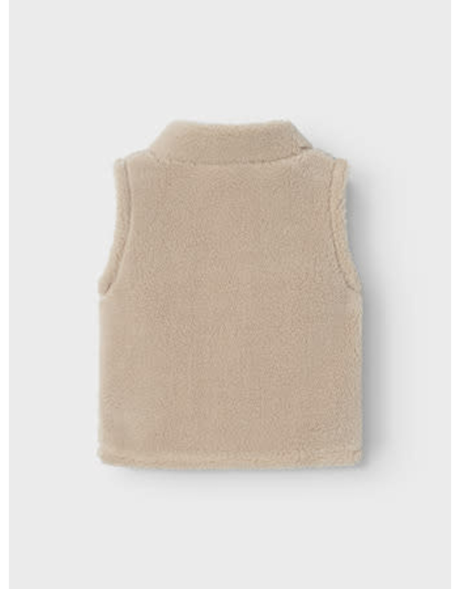 Name it NMNLOFEN NREG TEDDY WAISTCOAT Pure Cashmere