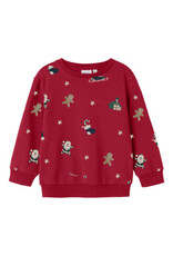 Name it NMNROHOM LS NREG SWEAT BRU Jester Red
