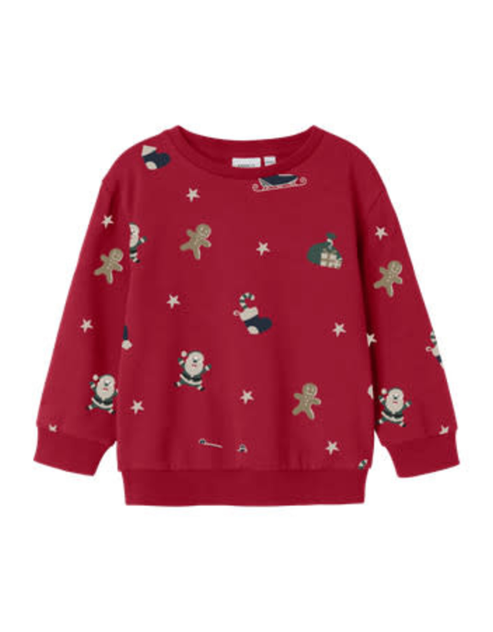 Name it NMNROHOM LS NREG SWEAT BRU Jester Red