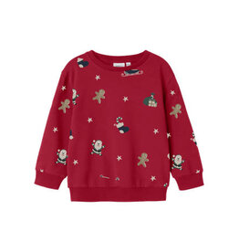 Name it NMNROHOM LS NREG SWEAT BRU Jester Red