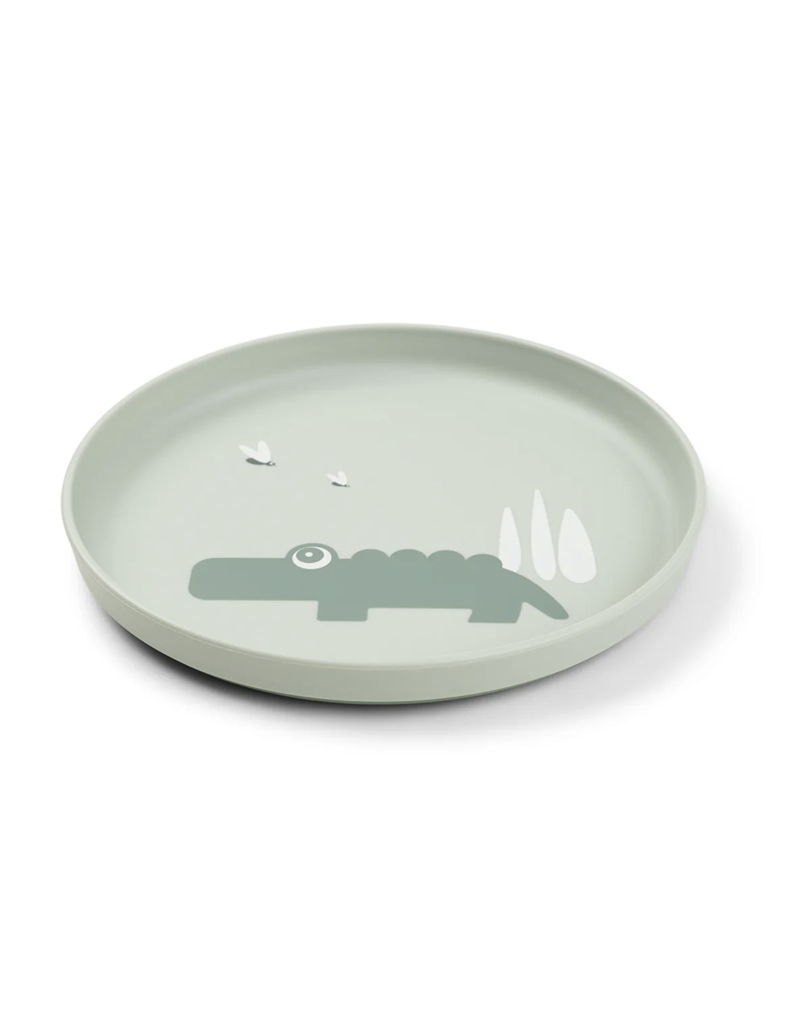 Done by Deer Foodie plate Croco Green