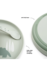 Done by Deer Foodie plate Croco Green