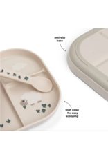 Done by Deer Foodie compartment plate Tiny farm Sand