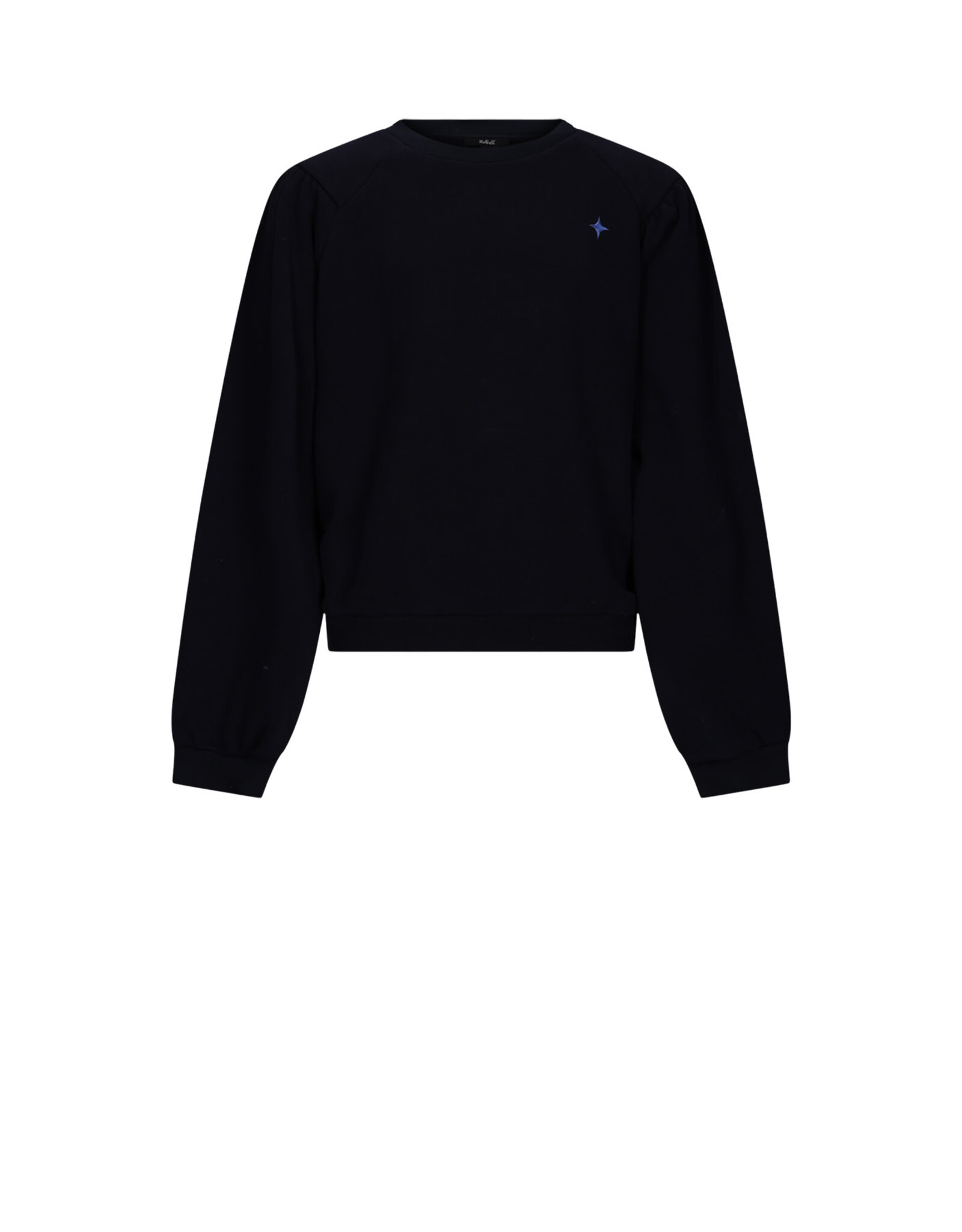 Nobell Kaila Furry Sweat with contrast cuffs Navy Blazer