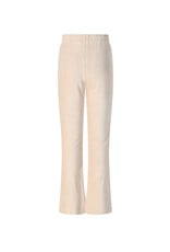 Nono Sady Velvet Rib Flared Pants Pearled Ivory