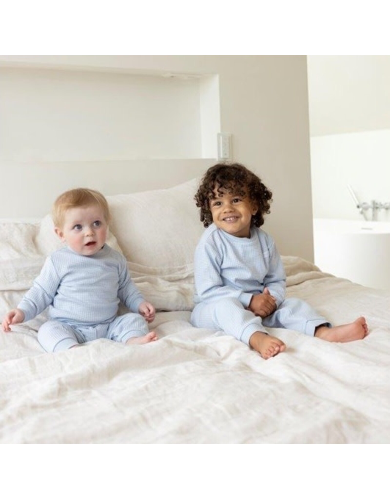 Feetje Wafelpyjama Babyblue