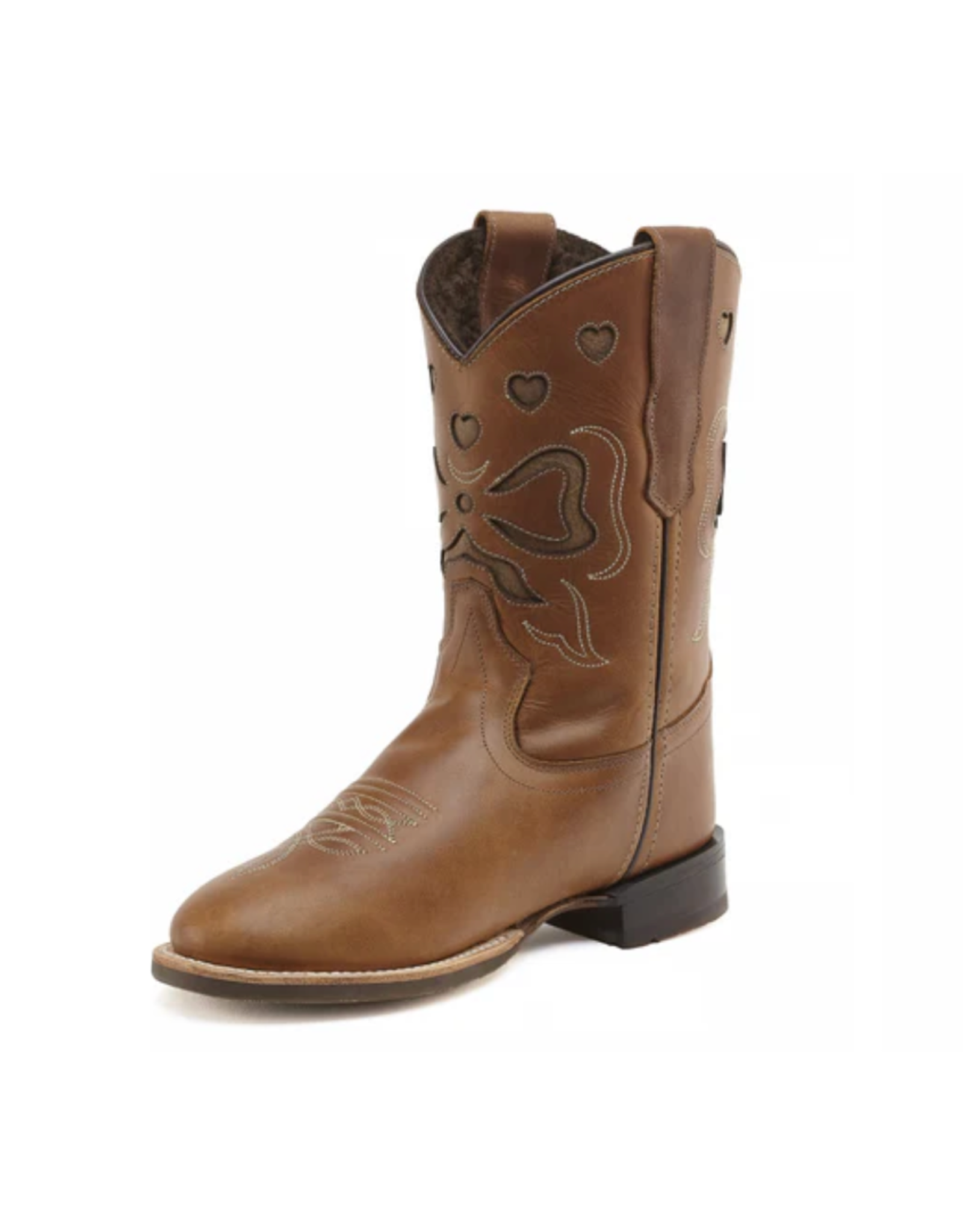Bootstock Ranger Cognac Bow kids Brown
