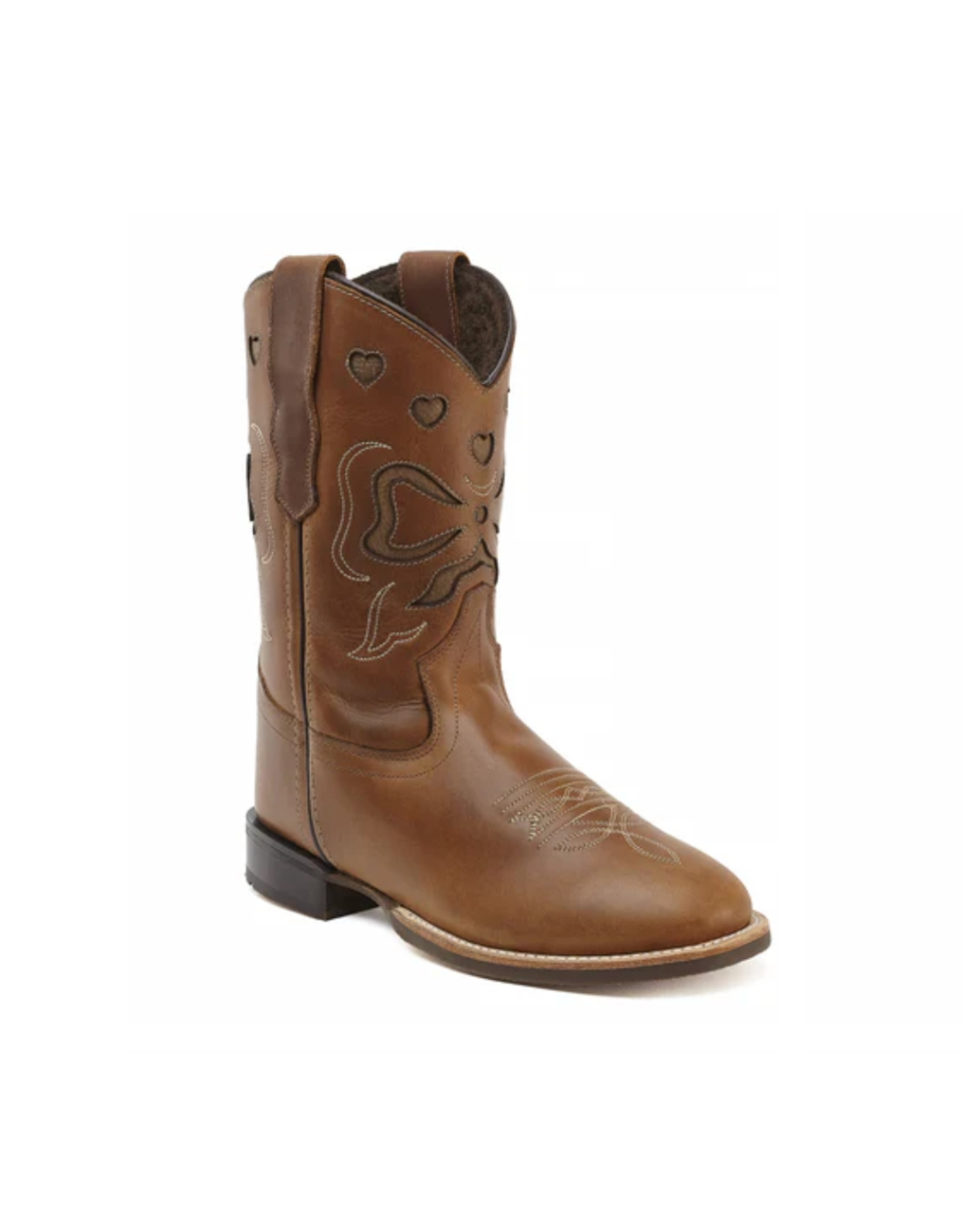 Bootstock Ranger Cognac Bow kids Brown