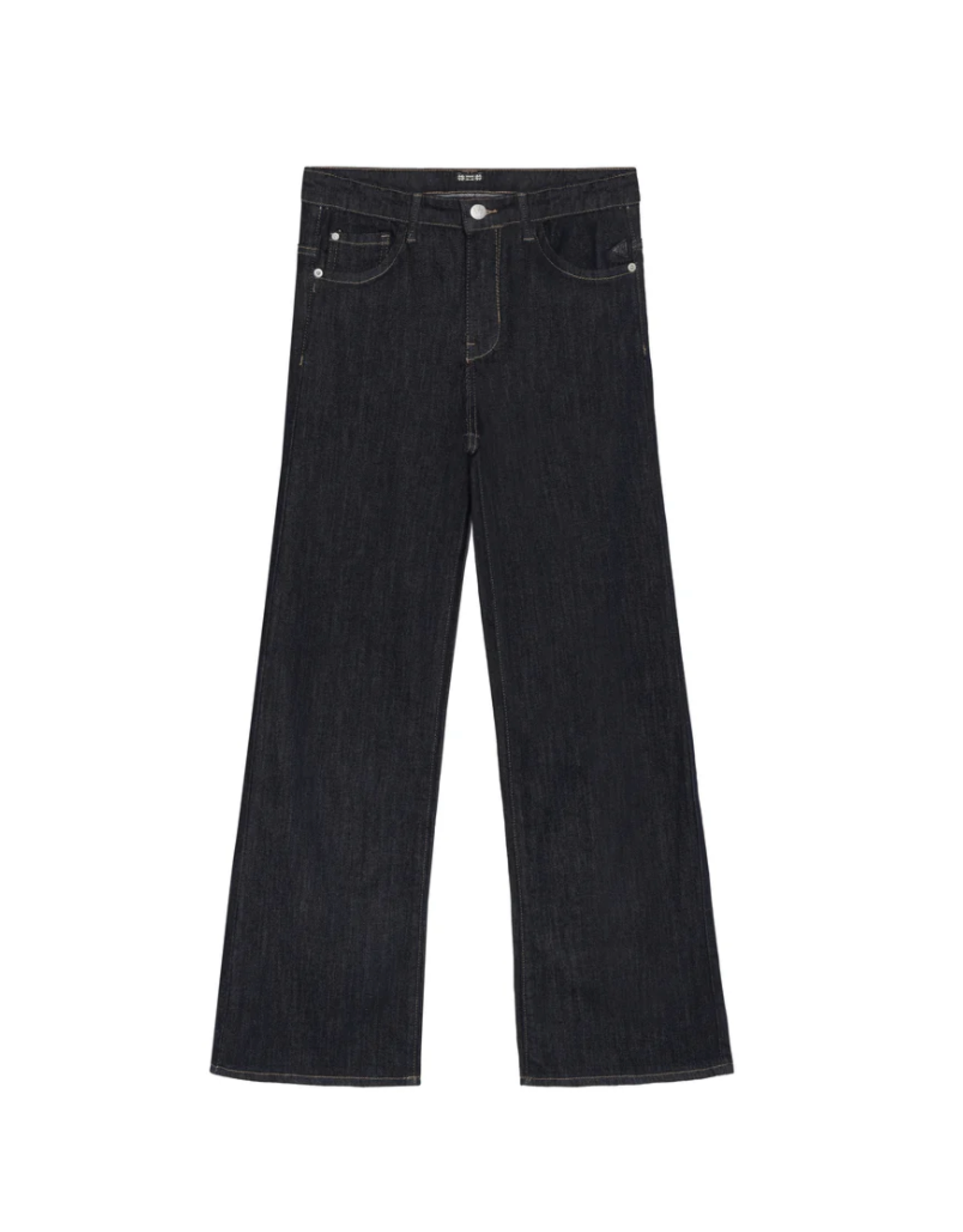 Indian Blue Jeans Wide Fit Dark Blue Dark Blue Denim
