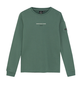 Indian Blue Jeans T-Shirt Longsleeve Backprint Dark Forest