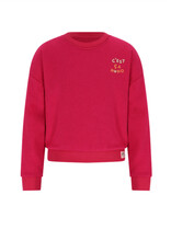 Nono Konono Furry Sweat with C'est La Vie artwork Cerise Pink