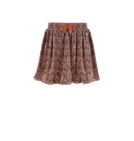 Nono Nele AOP Leopard Plissee Skirt Taupe