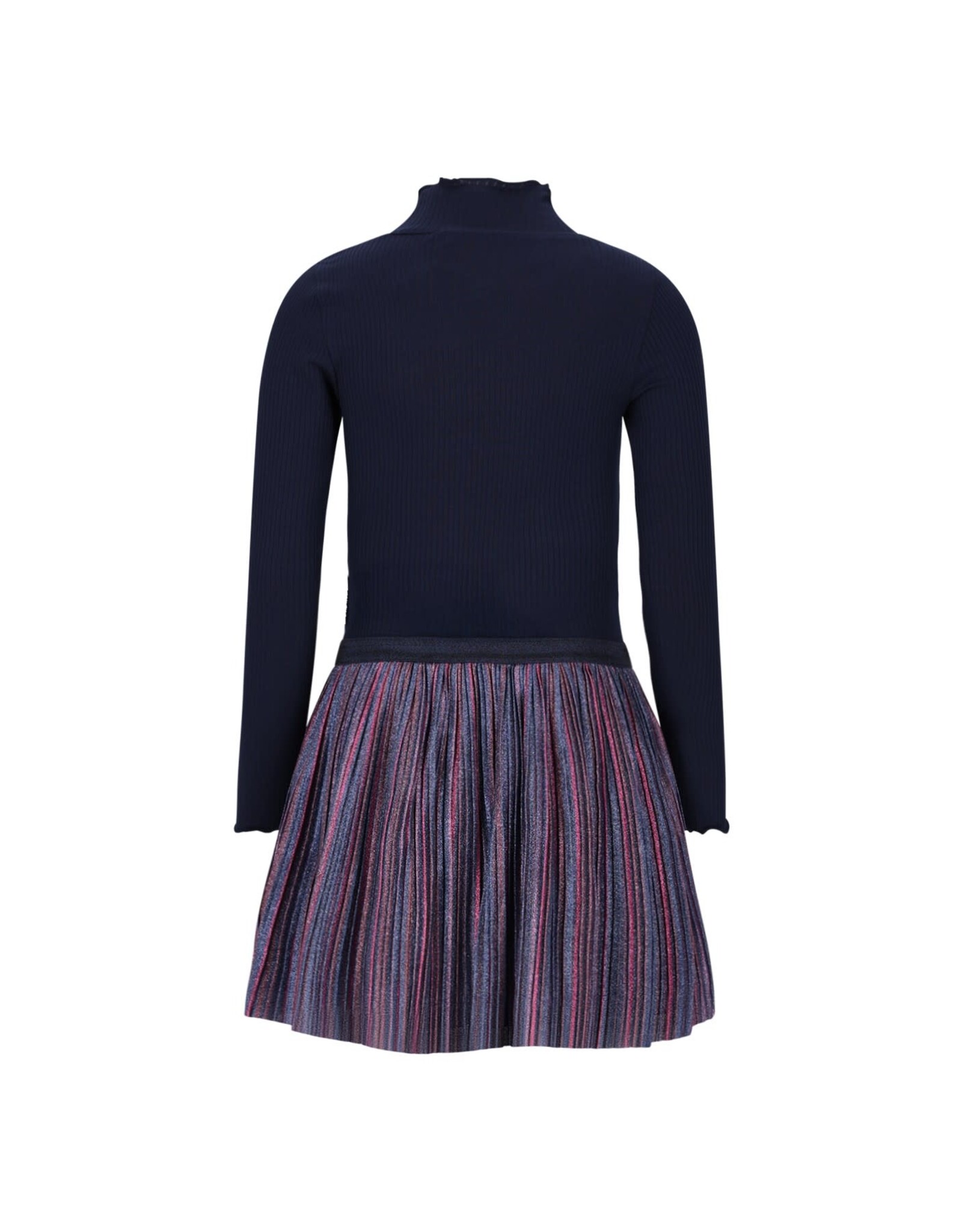 Like Flo Miley Flo girls dress with glitter skirt Navy