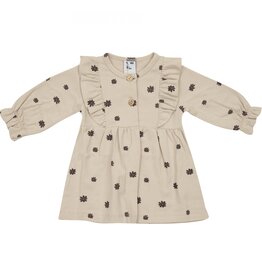 Klein Dress Ruffle AOP Flower AW25