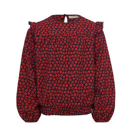 Little Looxs Little crinckle top Red flower