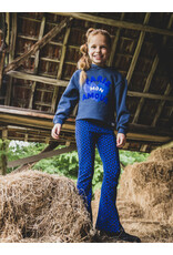 Little Looxs Little jaquard flaire pants Blue hearts