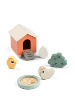 Done by Deer Tiny Farm play set Clucky Colour mix